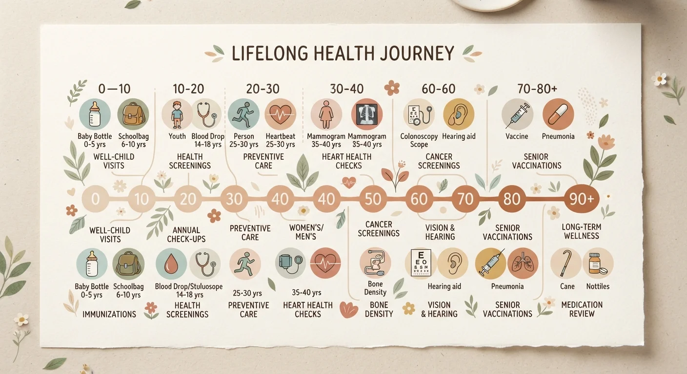 A Lifelong Screening Calendar: What to Expect at Every Age