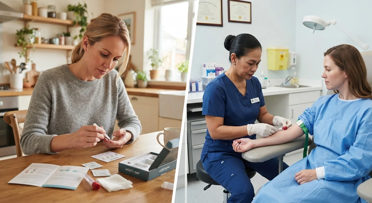At-Home Health Tests vs. Clinic-Based Screenings: What Each Can and Cannot Tell You