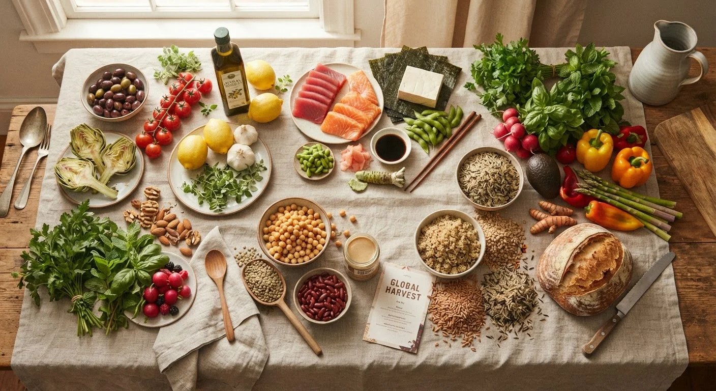 Dietary Patterns Around the World: What Longevity Research Observes About Food Cultures