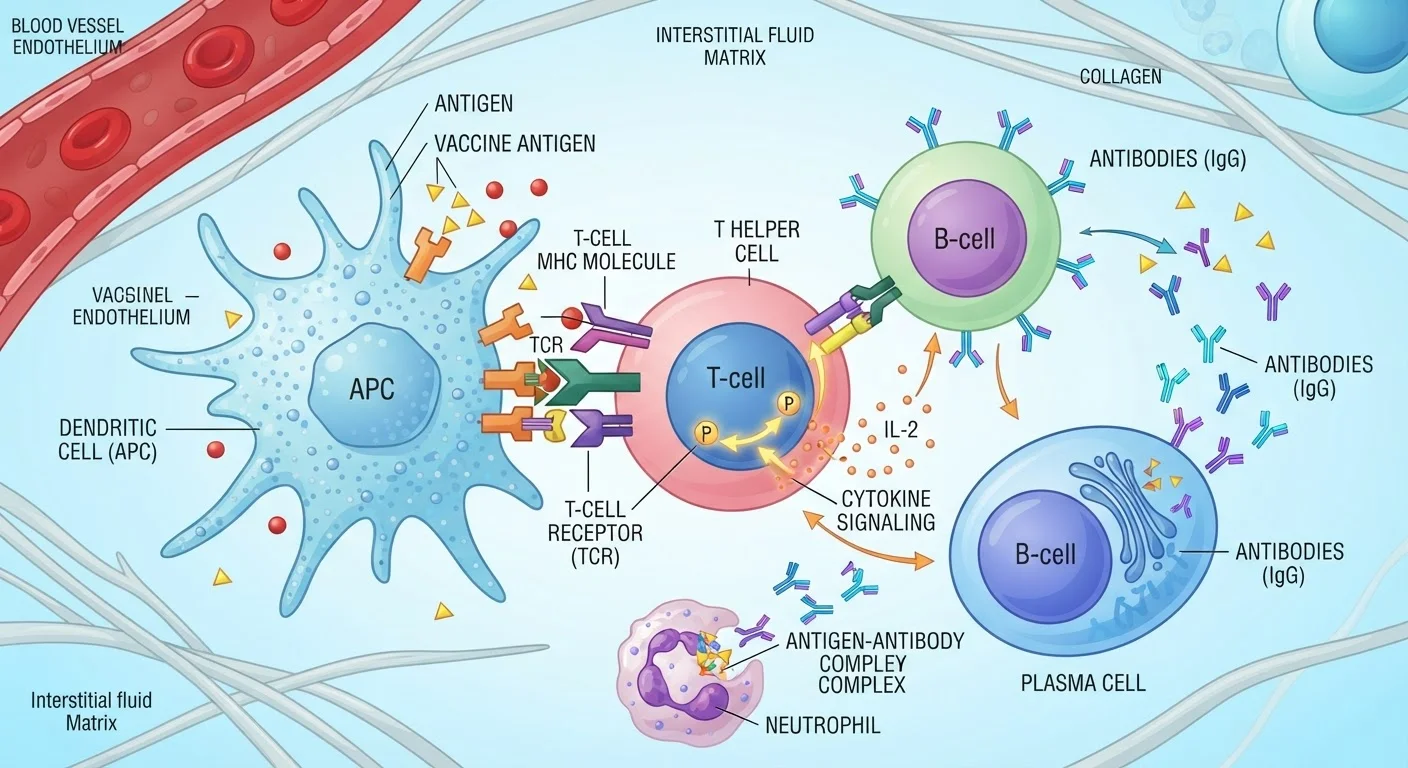 How the Immune System Actually Responds to a Vaccine
