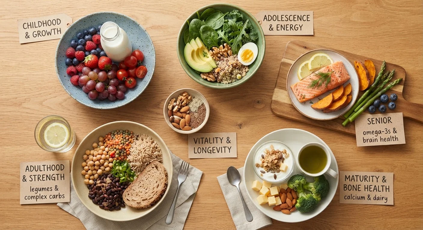 Micronutrients Across a Lifetime: How Needs Shift from Childhood to Older Adulthood