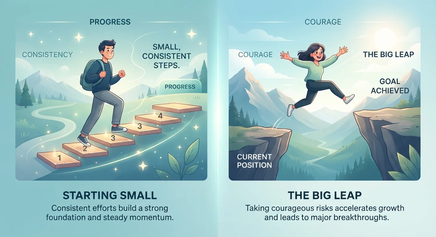 Tiny Habits vs. Big Leaps: Which Approach to Behavior Change Works Better?